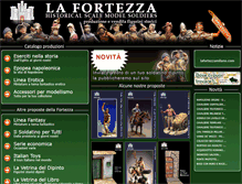 Tablet Screenshot of lafortezzamilano.com